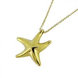 Tiffany Necklace Starfish K18YG Yellow Gold Ladies