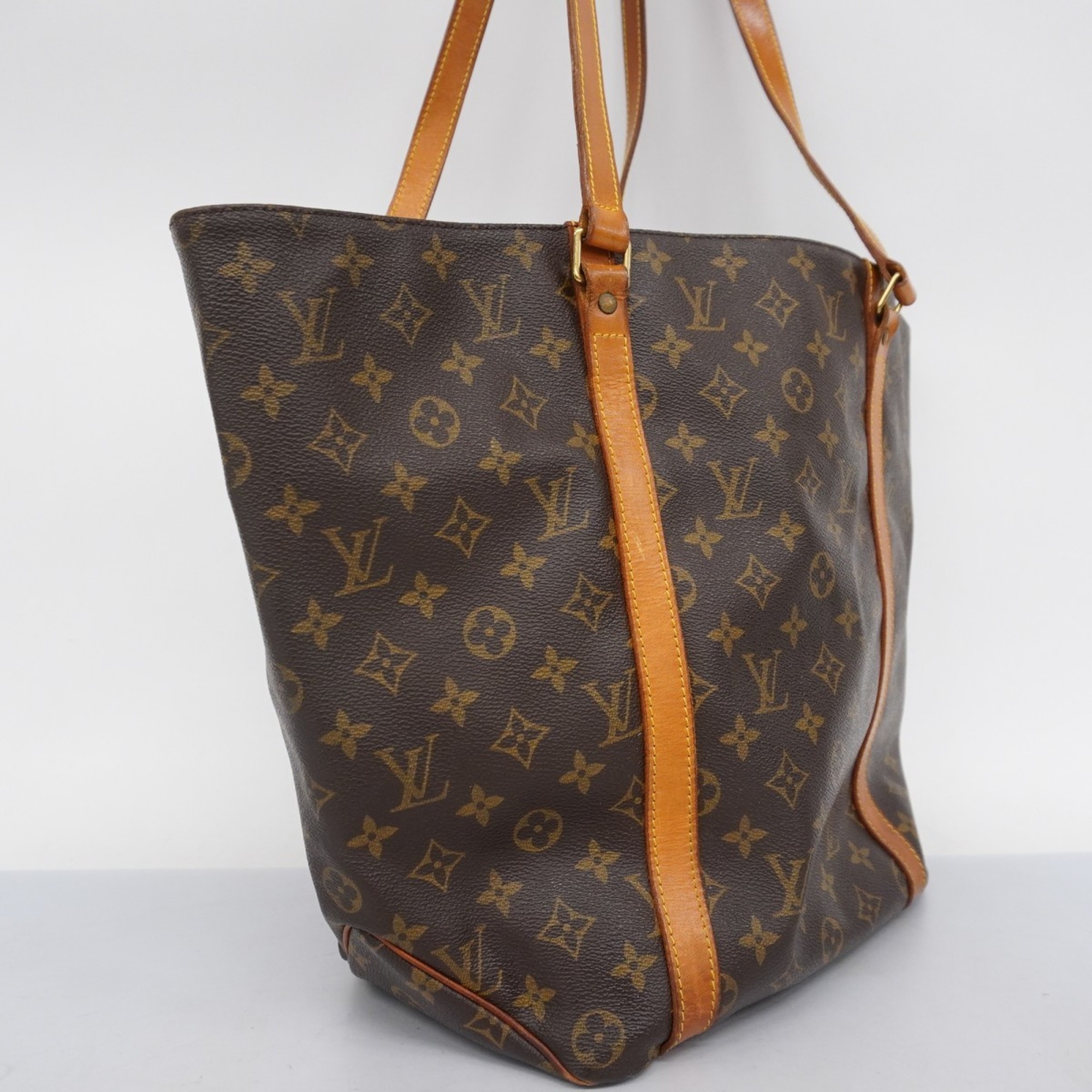 Louis Vuitton Tote Bag Monogram Sac M51108 Brown Women's