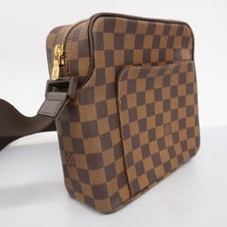 Louis Vuitton Shoulder Bag Damier Olaf N41442 Ebene Ladies