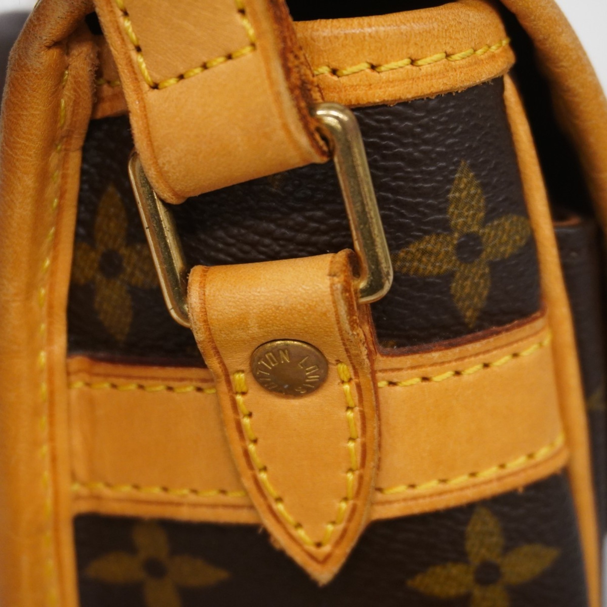 Louis Vuitton Shoulder Bag Monogram Sologne M42250 Brown Ladies