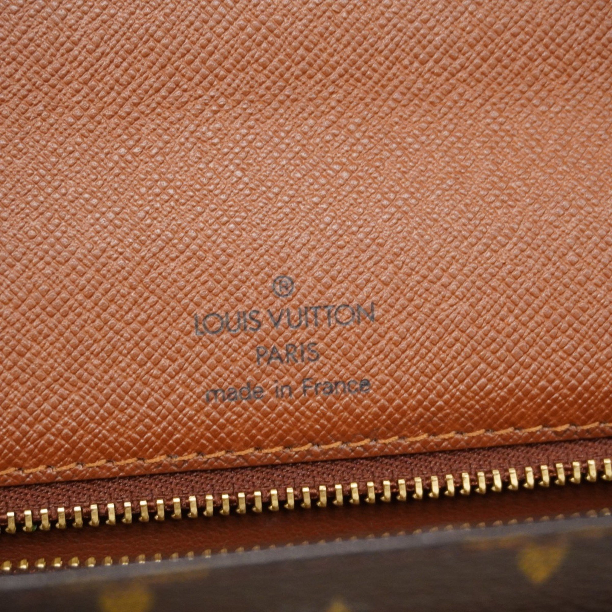 Louis Vuitton handbag Monogram Monceau M51185 brown ladies