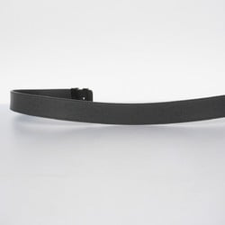 Louis Vuitton Belt Taiga Santur LV Initials M6897 Black Men's