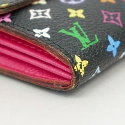 Louis Vuitton Long Wallet Monogram Multicolor Portefeuille Sarah M93747 Noir Grenard Ladies