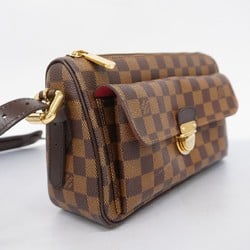 Louis Vuitton Shoulder Bag Damier Ravello GM N60006 Ebene Ladies