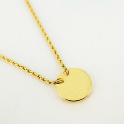 Christian Dior Necklace GP Plated Gold Ladies