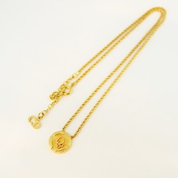 Christian Dior Necklace GP Plated Gold Ladies