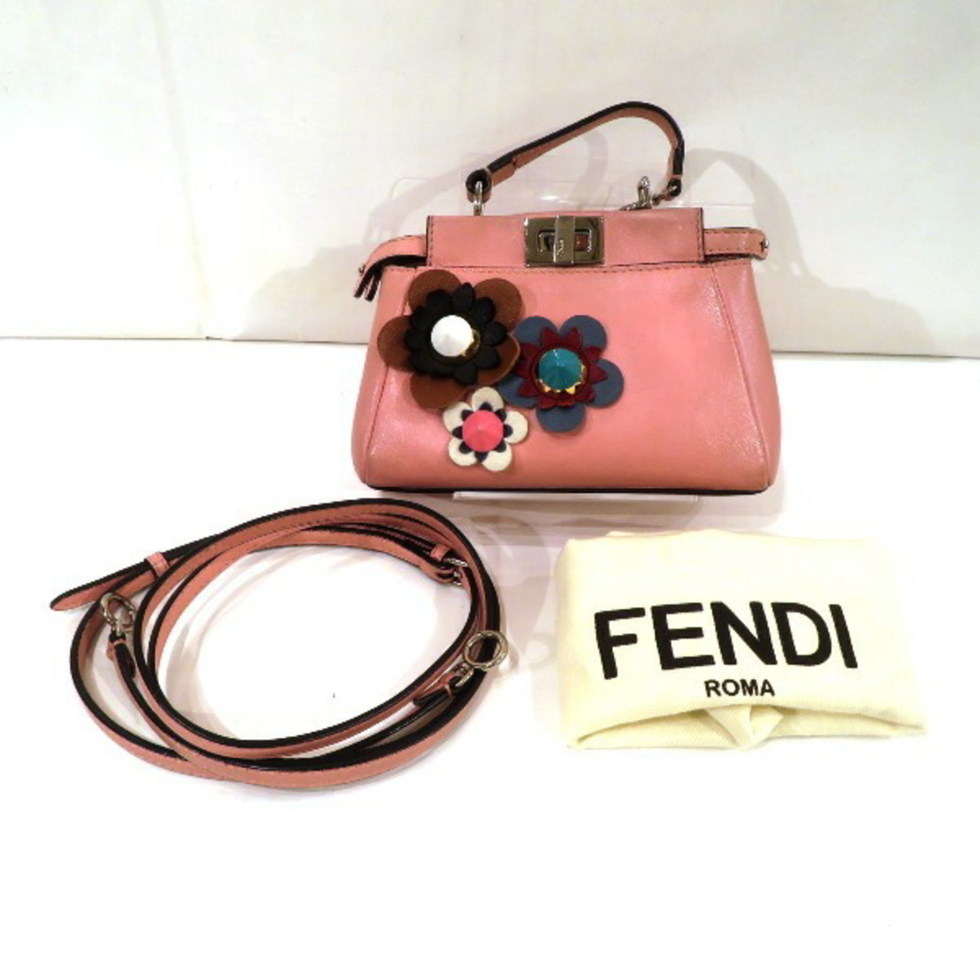 FENDI Micro Peekaboo 8M0355 Bag Shoulder Women's