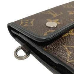 Louis Vuitton Monogram Macassar Portefeuilleron M60168 Wallet Long Men's Women's