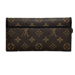 Louis Vuitton Monogram Macassar Portefeuilleron M60168 Wallet Long Men's Women's