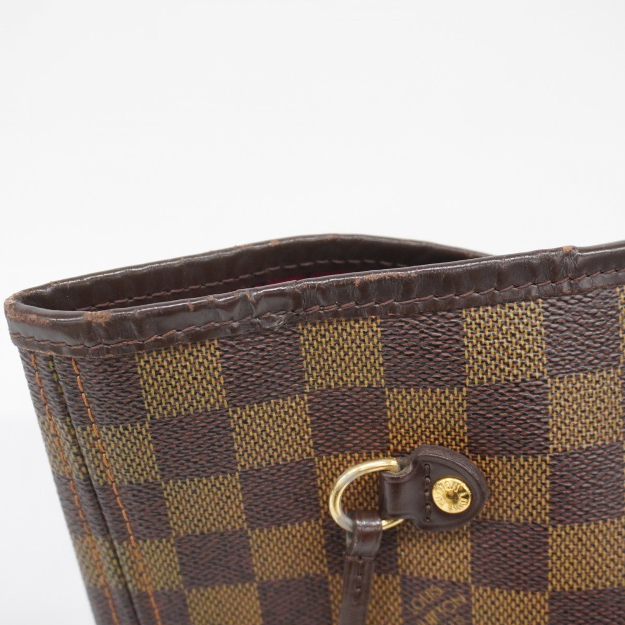 Louis Vuitton Tote Bag Damier Neverfull MM N51105 Ebene Women's