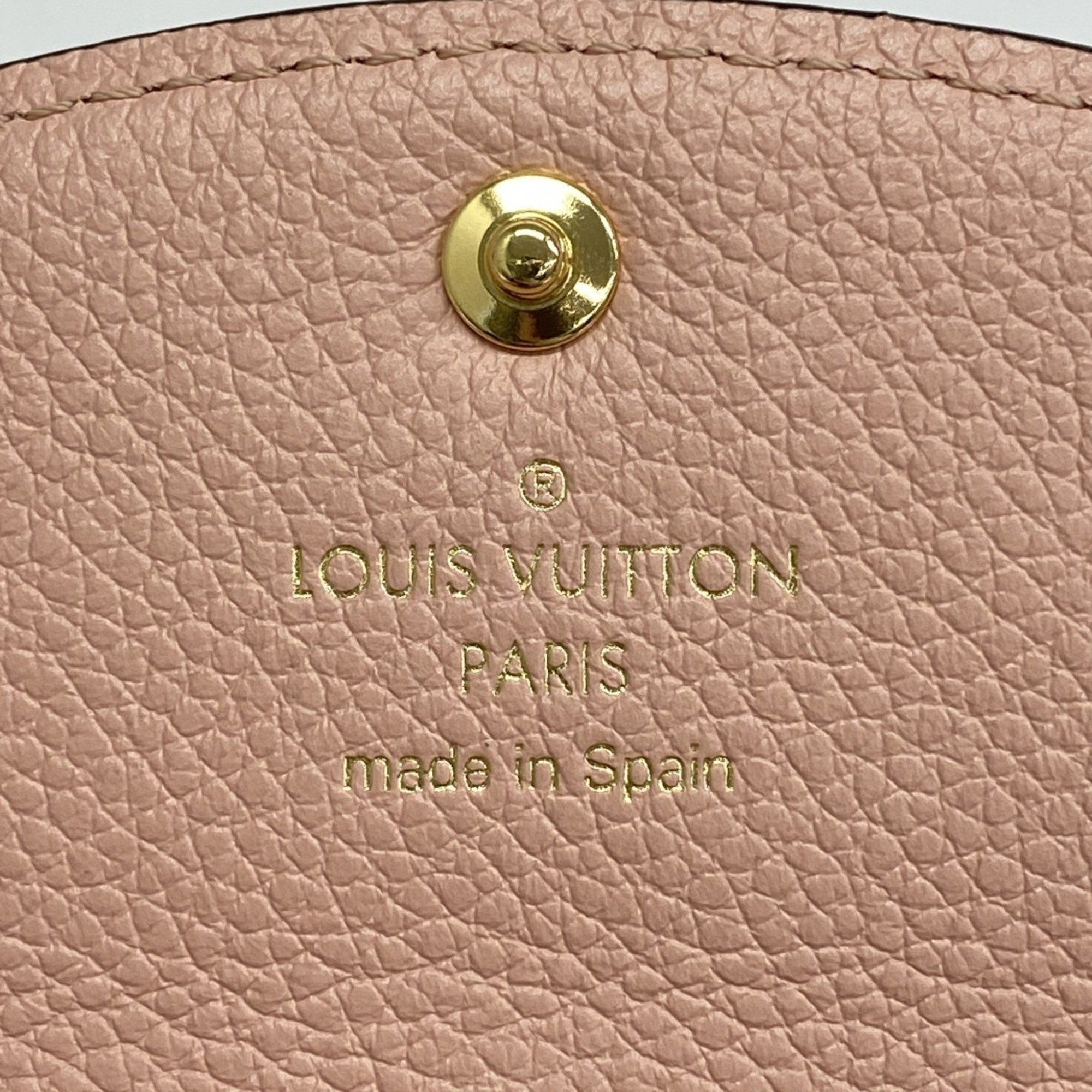 Louis Vuitton Wallet/Coin Case Monogram Empreinte Porte Monnaie Rosari M81520 Rose Poodle Ladies