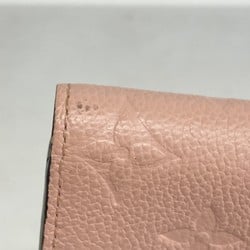 Louis Vuitton Wallet/Coin Case Monogram Empreinte Porte Monnaie Rosari M81520 Rose Poodle Ladies