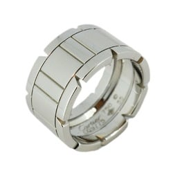 Cartier Tank Francaise Ring K18WG White Gold #55 Men's Women's