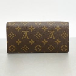 Louis Vuitton Long Wallet Monogram Portefeuille Emily M60697 Fuchsia Ladies