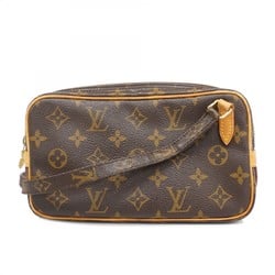 Louis Vuitton Shoulder Bag Monogram Pochette Marly Bandouliere M51828 Brown Women's