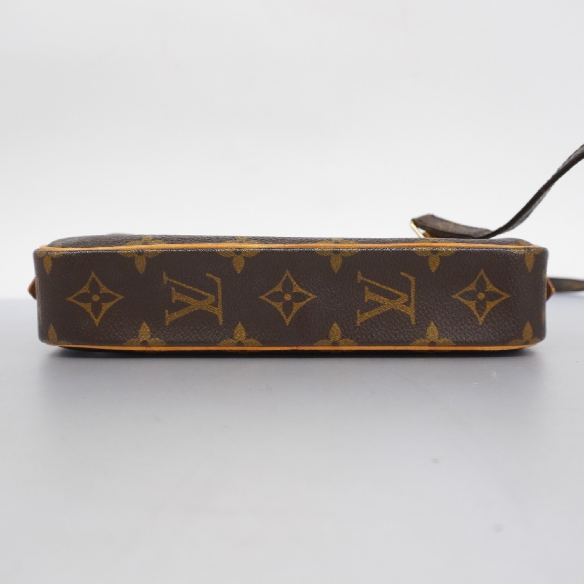 Louis Vuitton Shoulder Bag Monogram Pochette Marly Bandouliere M51828 Brown Women's