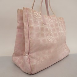 Chanel Tote Bag New Travel Nylon Pink Women's