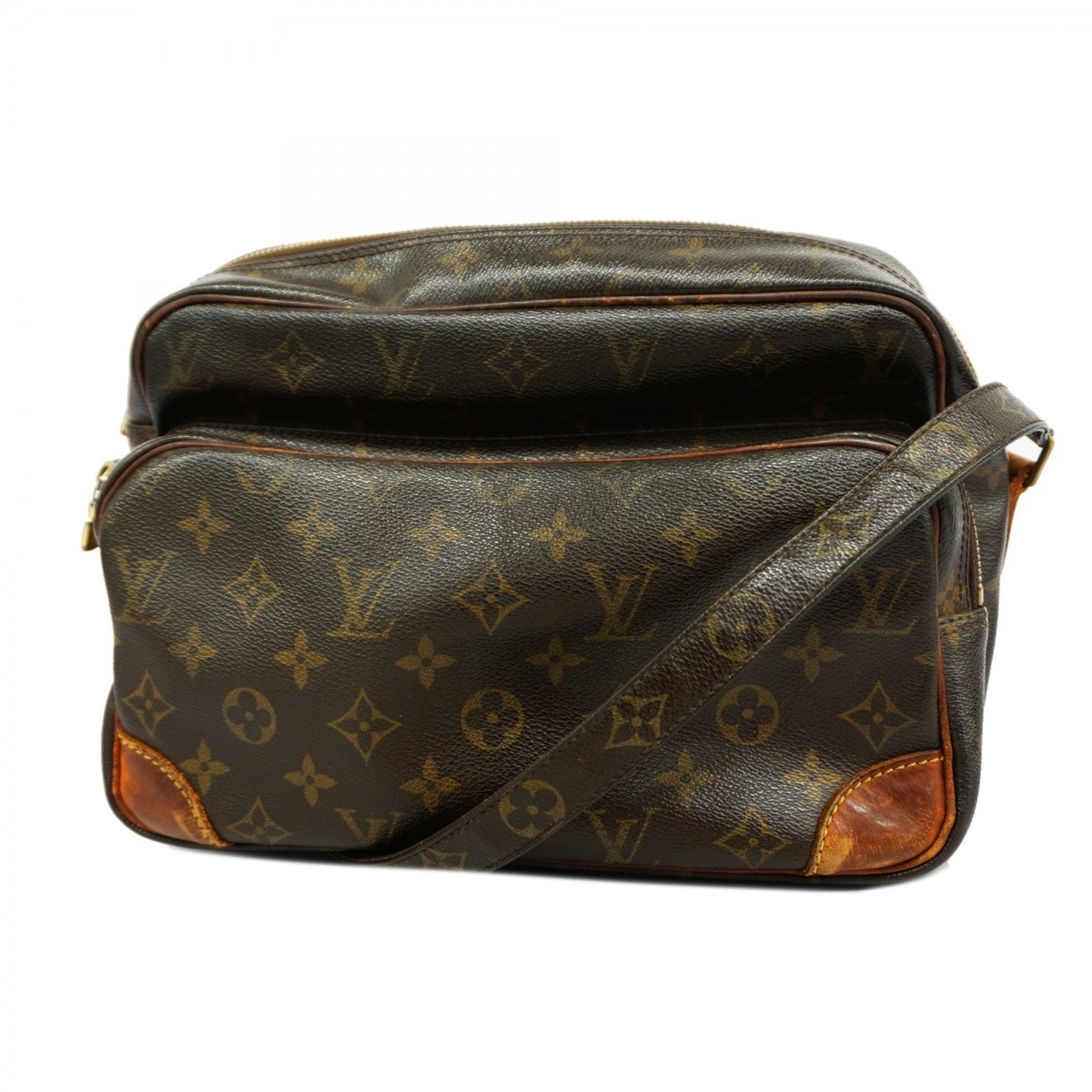 Louis Vuitton Shoulder Bag Monogram Nile M45244 Brown Ladies