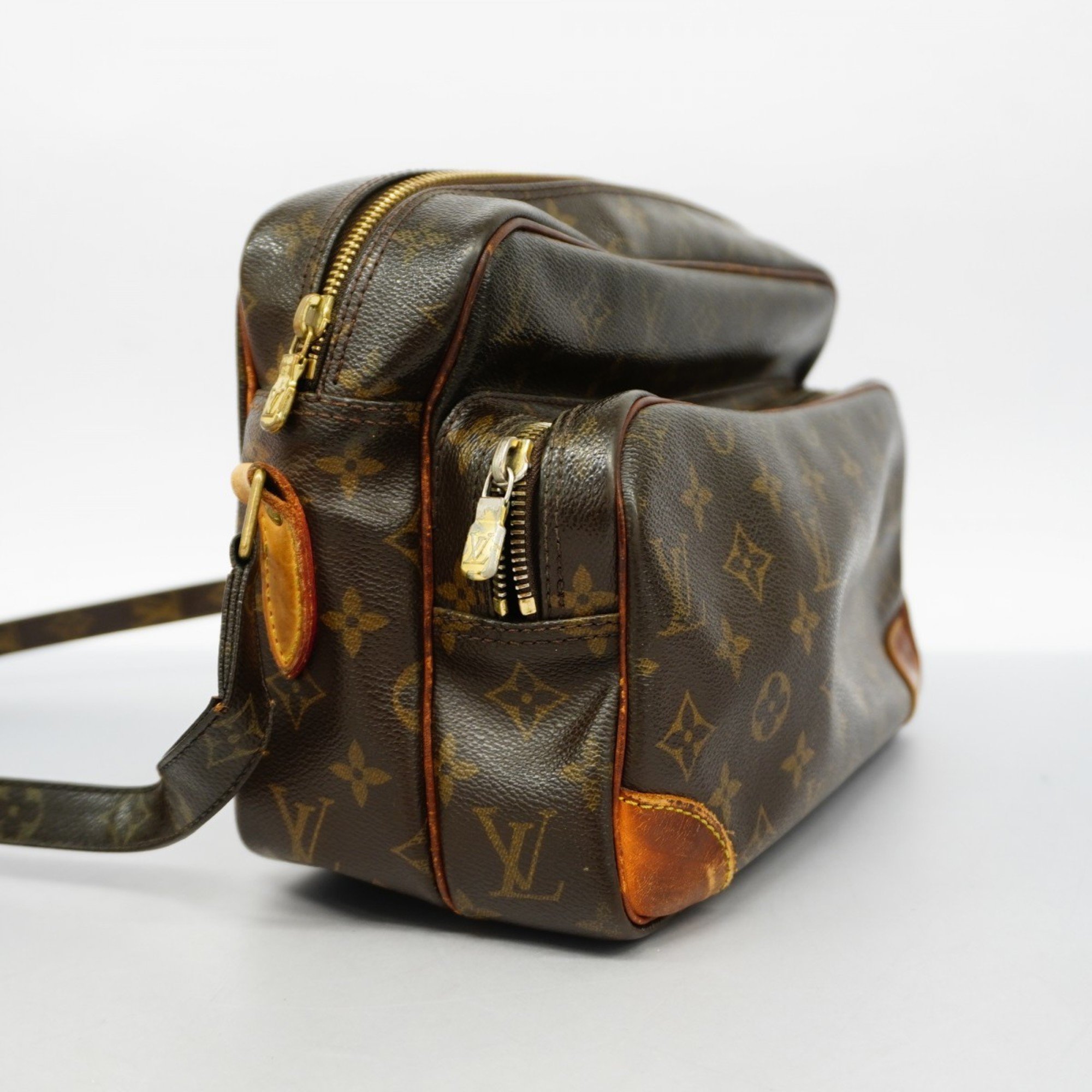 Louis Vuitton Shoulder Bag Monogram Nile M45244 Brown Ladies