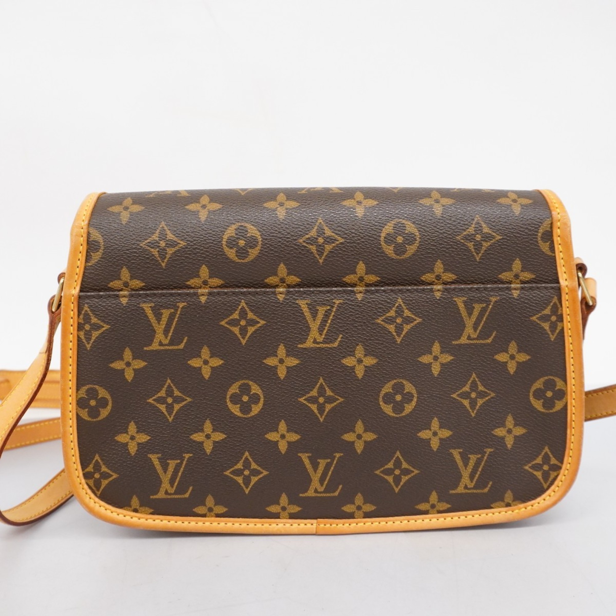 Louis Vuitton Shoulder Bag Monogram Sologne M42250 Brown Women's