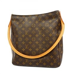 Louis Vuitton Shoulder Bag Monogram Looping GM M51145 Brown Ladies