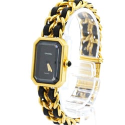 CHANEL Premiere Size L Gold Plated Quartz Ladies Watch H0001 BF577081