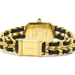 CHANEL Premiere Size L Gold Plated Quartz Ladies Watch H0001 BF577081