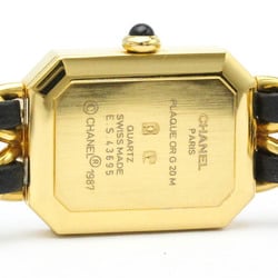 CHANEL Premiere Size L Gold Plated Quartz Ladies Watch H0001 BF577081