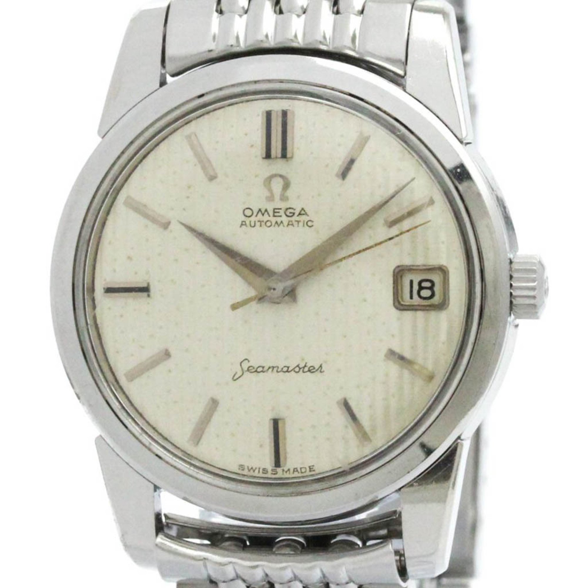 Vintage OMEGA Seamaster Date Cal 562 Rice Bracelet Mens Watch 14762 BF575777