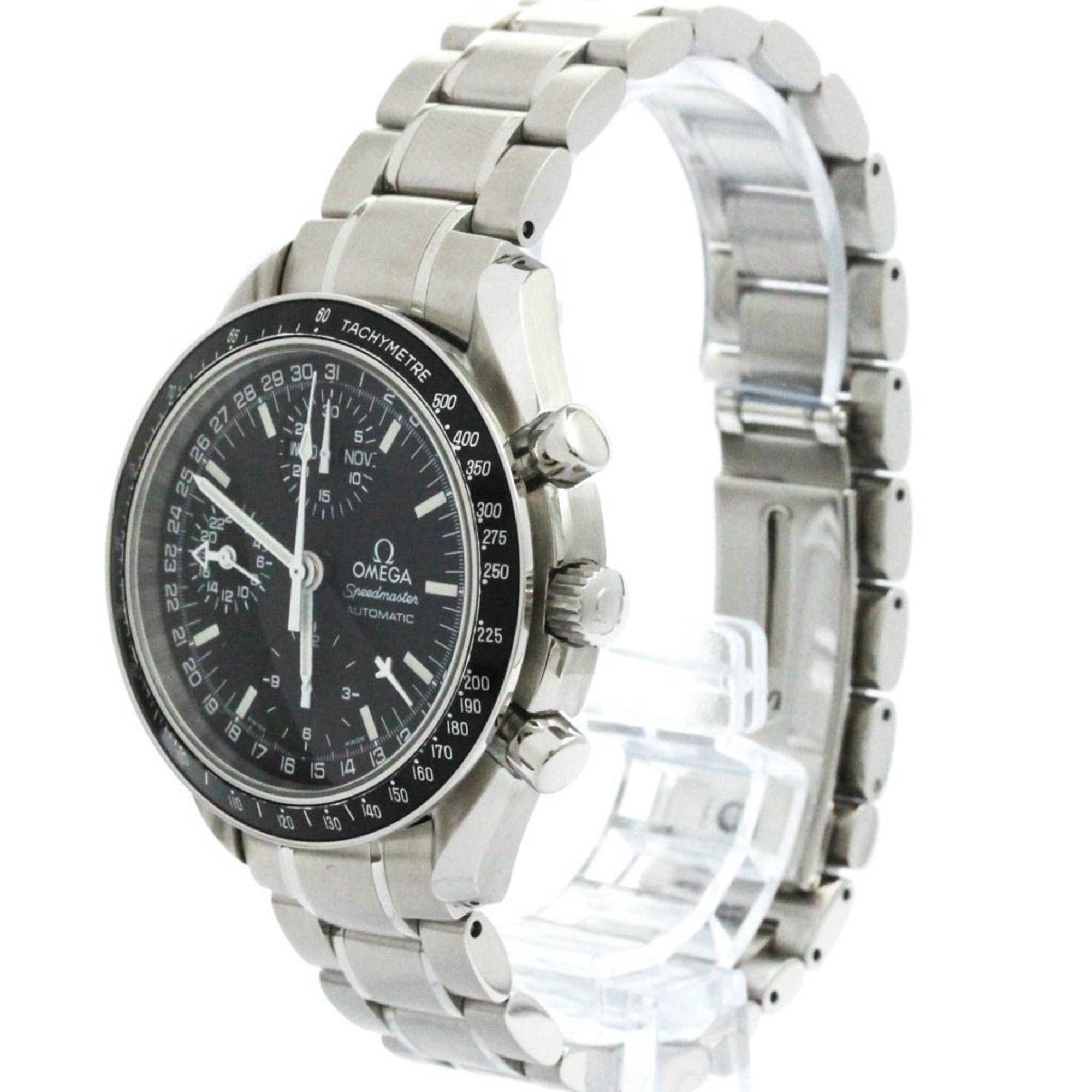 Polished OMEGA Speedmaster Mark 40 Steel Automatic Mens Watch 3520.50 BF576147