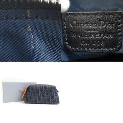 Christian Dior Flight Line Denim Navy Pouch for Women r10218g