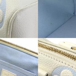 LOUIS VUITTON Handbag Shoulder Bag Monogram Empreinte Bicolor Speedy Bandouliere 20 Leather Latte White Candy Blue Women's M46883 99991g