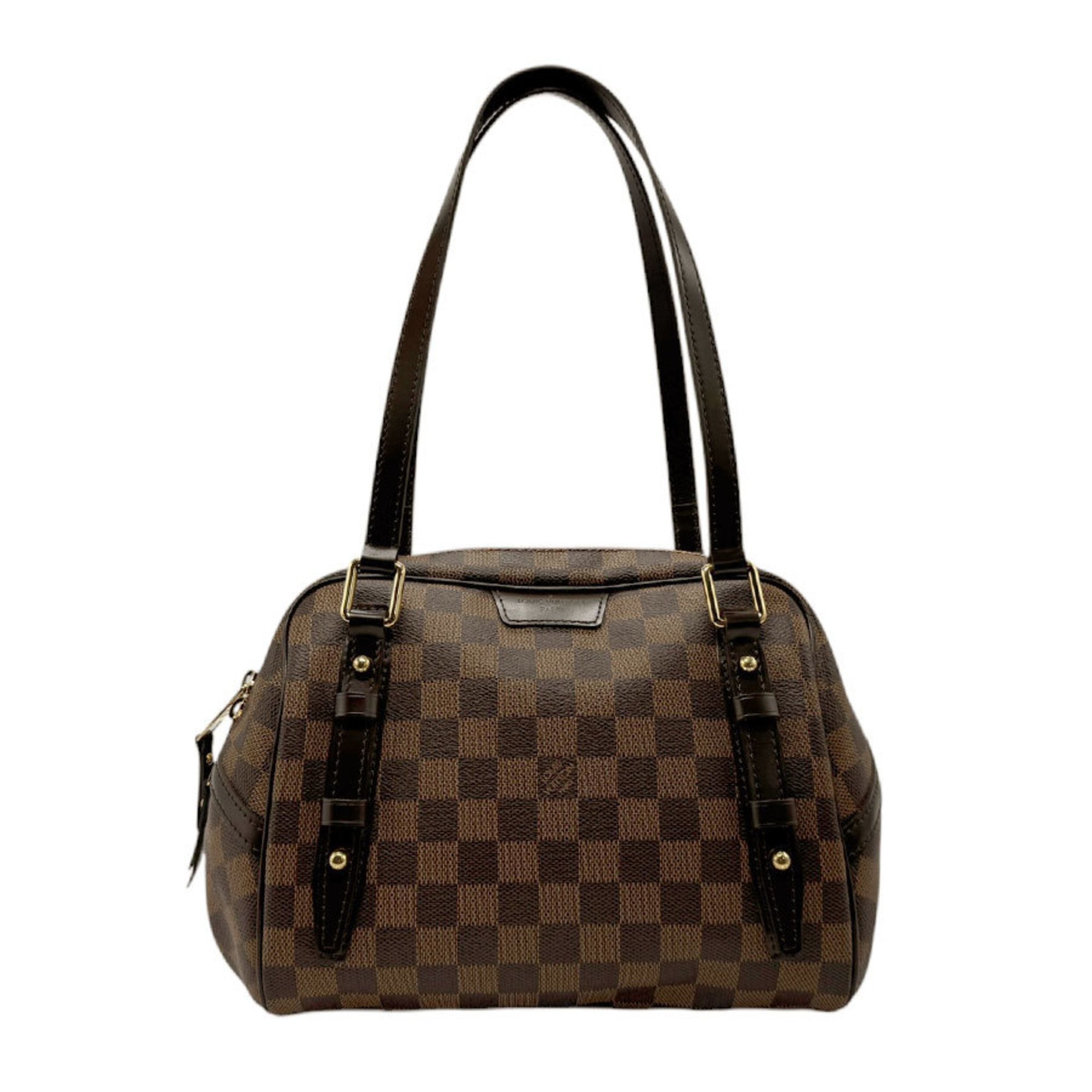 Louis Vuitton LOUIS VUITTON Handbag Damier Rivington PM Canvas Ebene Women's N41157 n0675