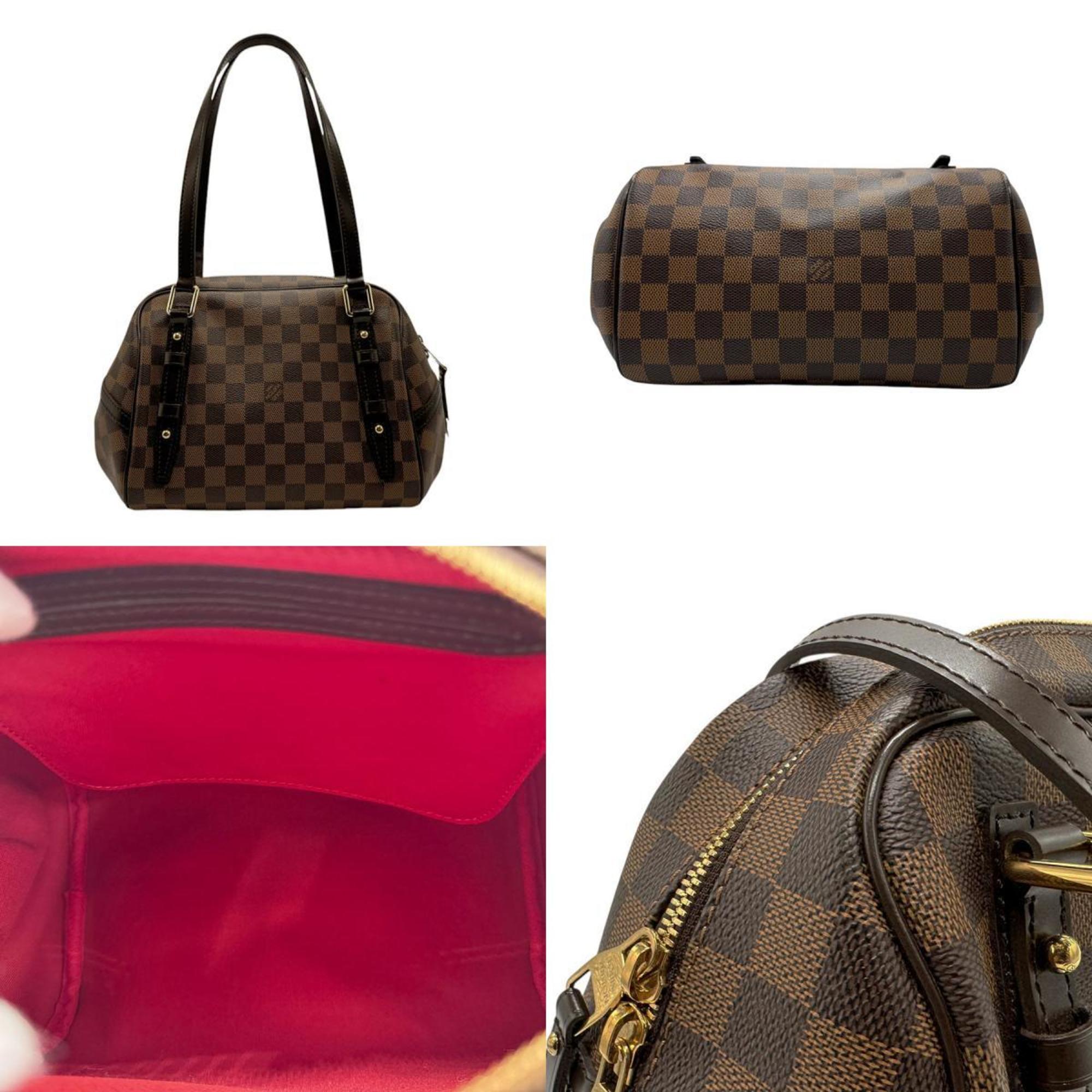 Louis Vuitton LOUIS VUITTON Handbag Damier Rivington PM Canvas Ebene Women's N41157 n0675