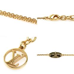 Louis Vuitton LOUIS VUITTON Necklace LV&ME E Metal Gold Women's M61060 r10212a