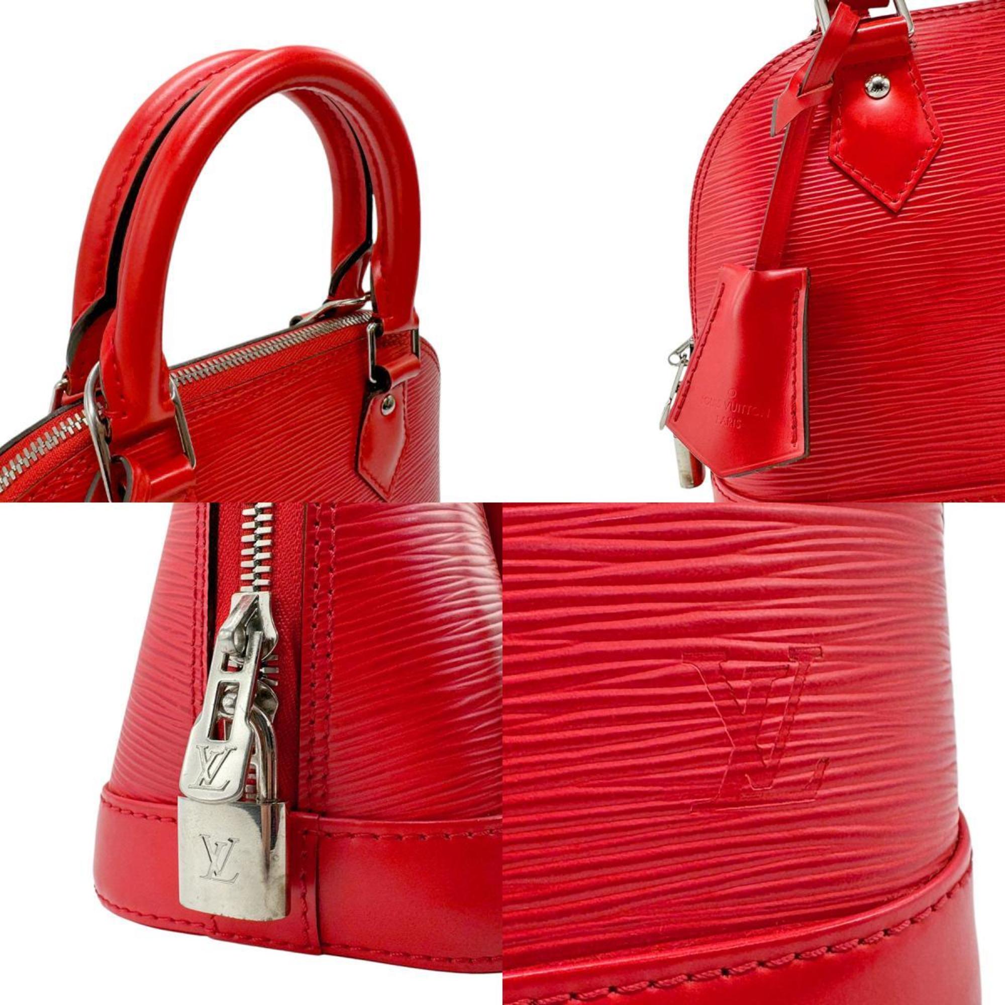 Louis Vuitton LOUIS VUITTON Handbag Shoulder Bag Epi Alma BB Leather Coquelicot Women's M41160 n0648