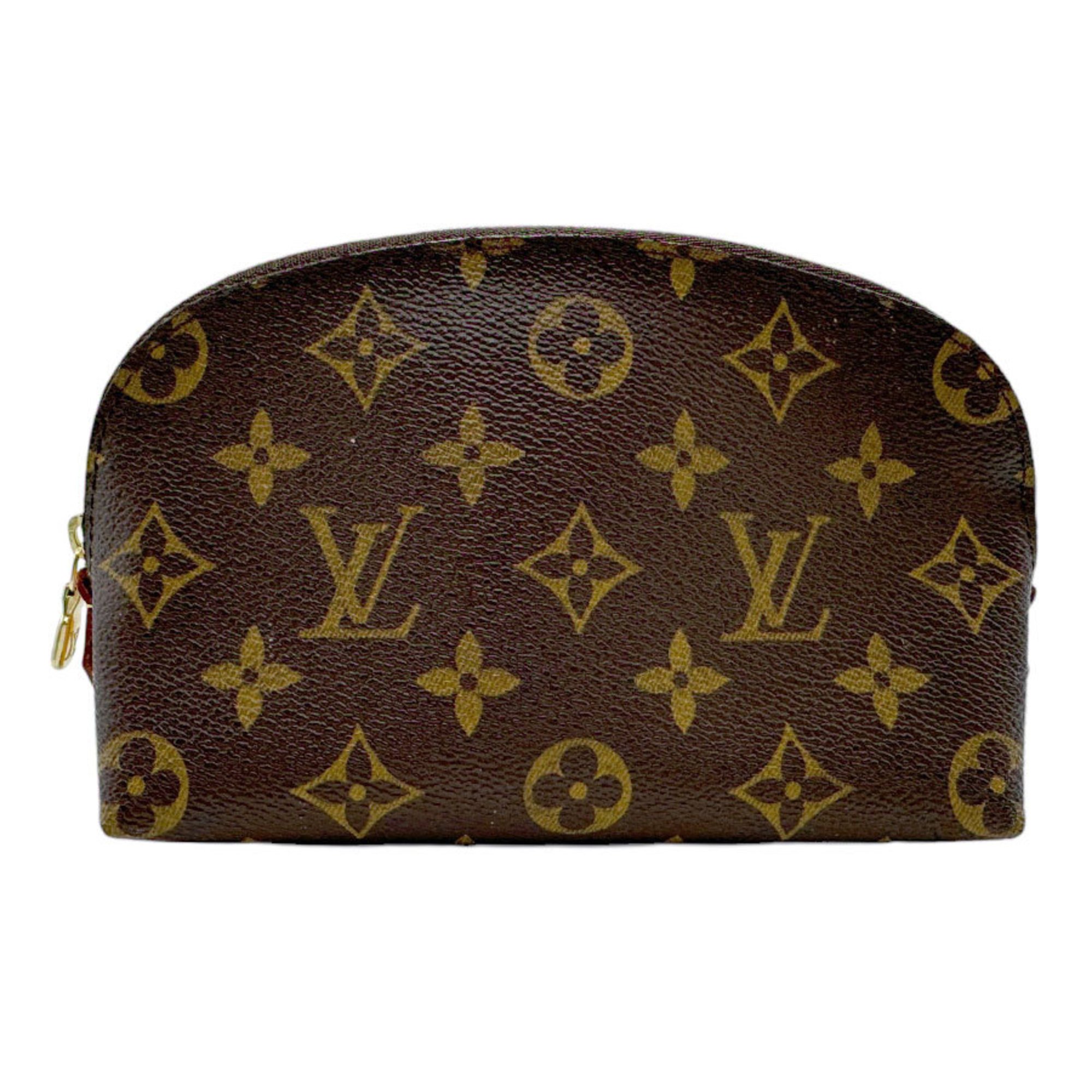 Louis Vuitton LOUIS VUITTON Pouch Monogram Pochette Tick Canvas Brown Men's Women's M47515 n0612