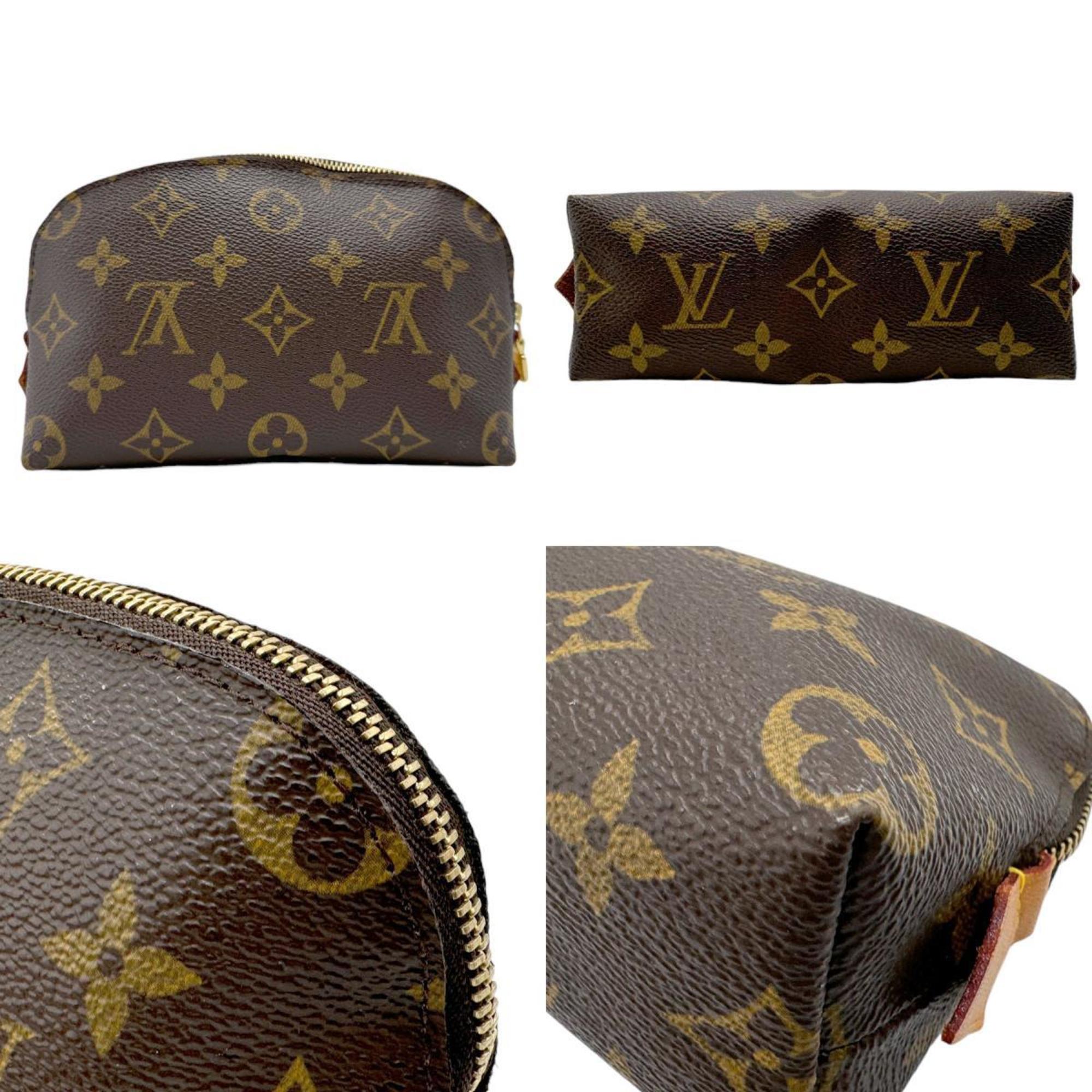 Louis Vuitton LOUIS VUITTON Pouch Monogram Pochette Tick Canvas Brown Men's Women's M47515 n0612