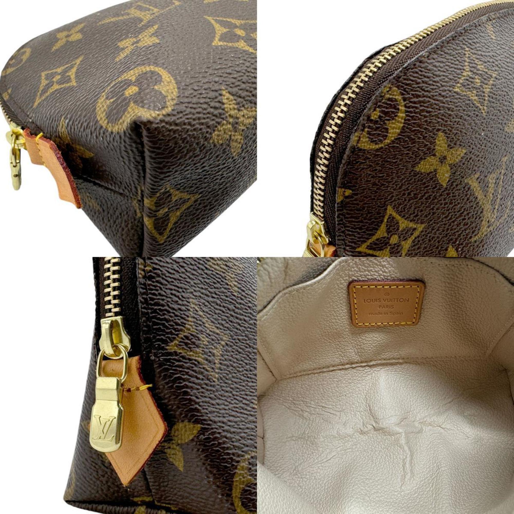 Louis Vuitton LOUIS VUITTON Pouch Monogram Pochette Tick Canvas Brown Men's Women's M47515 n0612