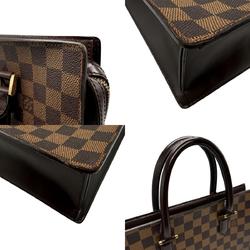 Louis Vuitton LOUIS VUITTON Handbag Damier Sac Plat PM Canvas Ebene Men's Women's N41226 n0627