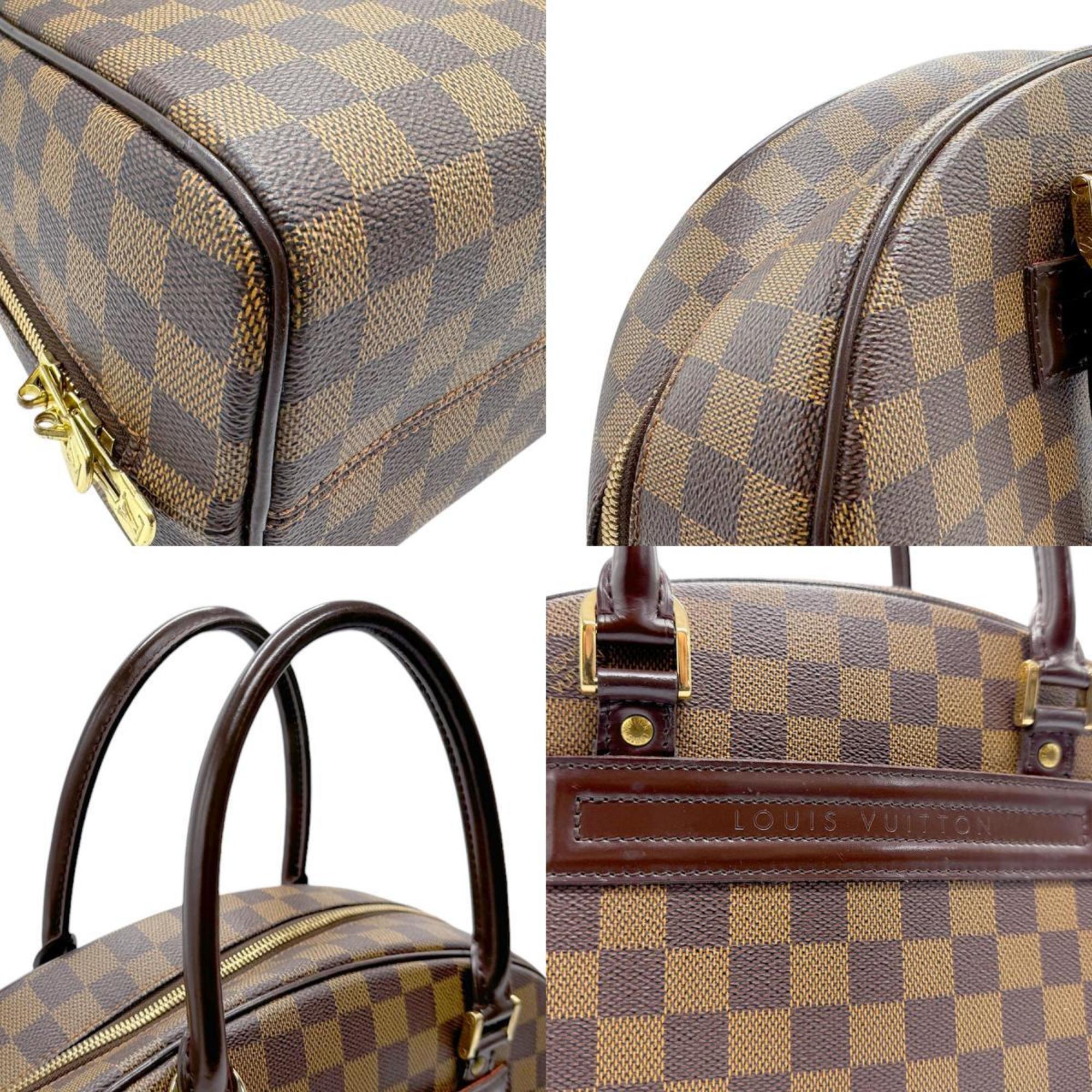 Louis Vuitton LOUIS VUITTON Handbag Damier Nolita Canvas Ebene Men's Women's N41455 n0613