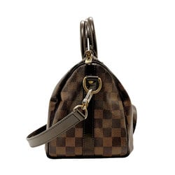 Louis Vuitton LOUIS VUITTON Handbag Shoulder Bag Damier Speedy Bandouliere 25 Canvas Ebene Women's N41181 n0660