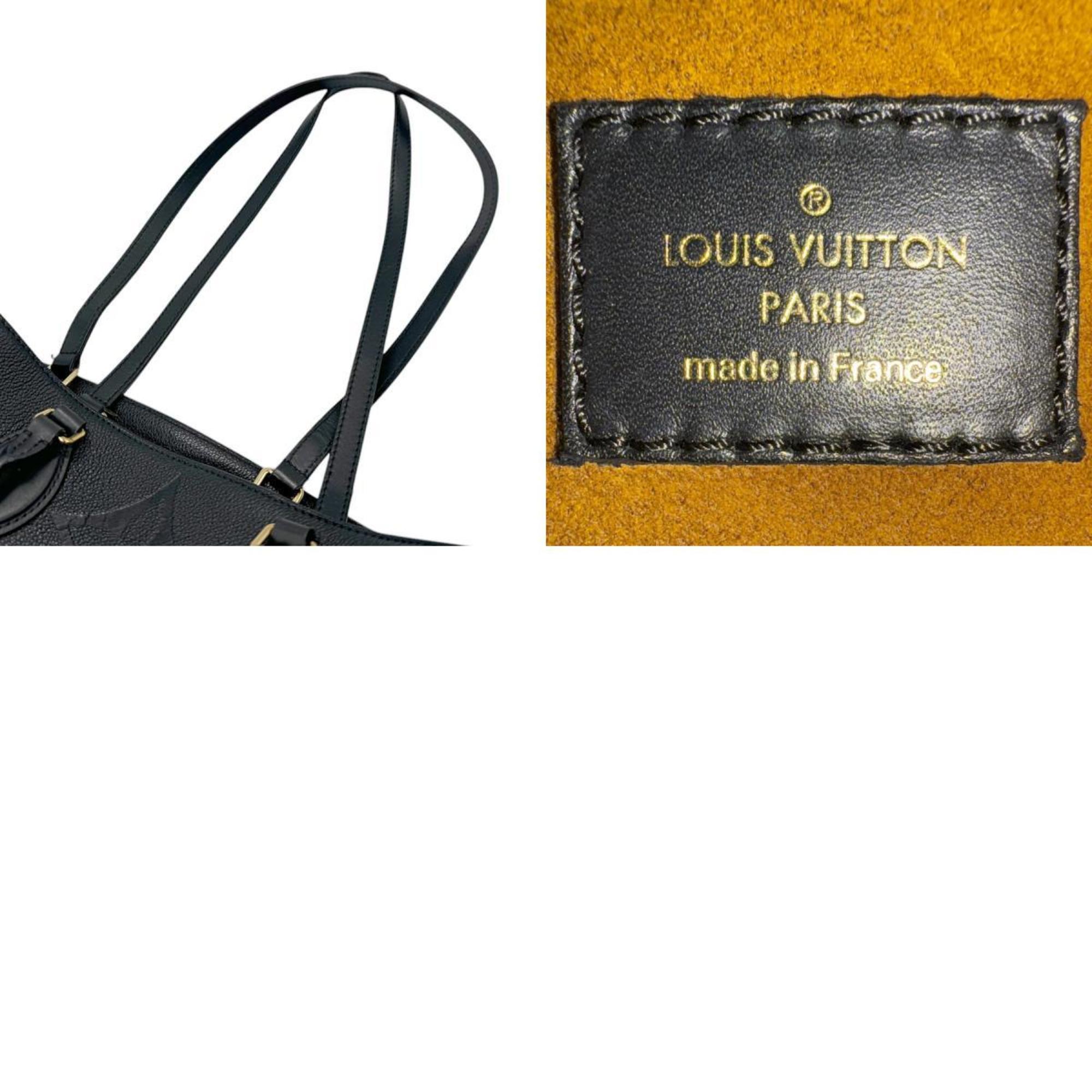 LOUIS VUITTON Handbag Shoulder Bag Monogram Empreinte On the Go GM Leather Black Gold Women's M44925 n0629