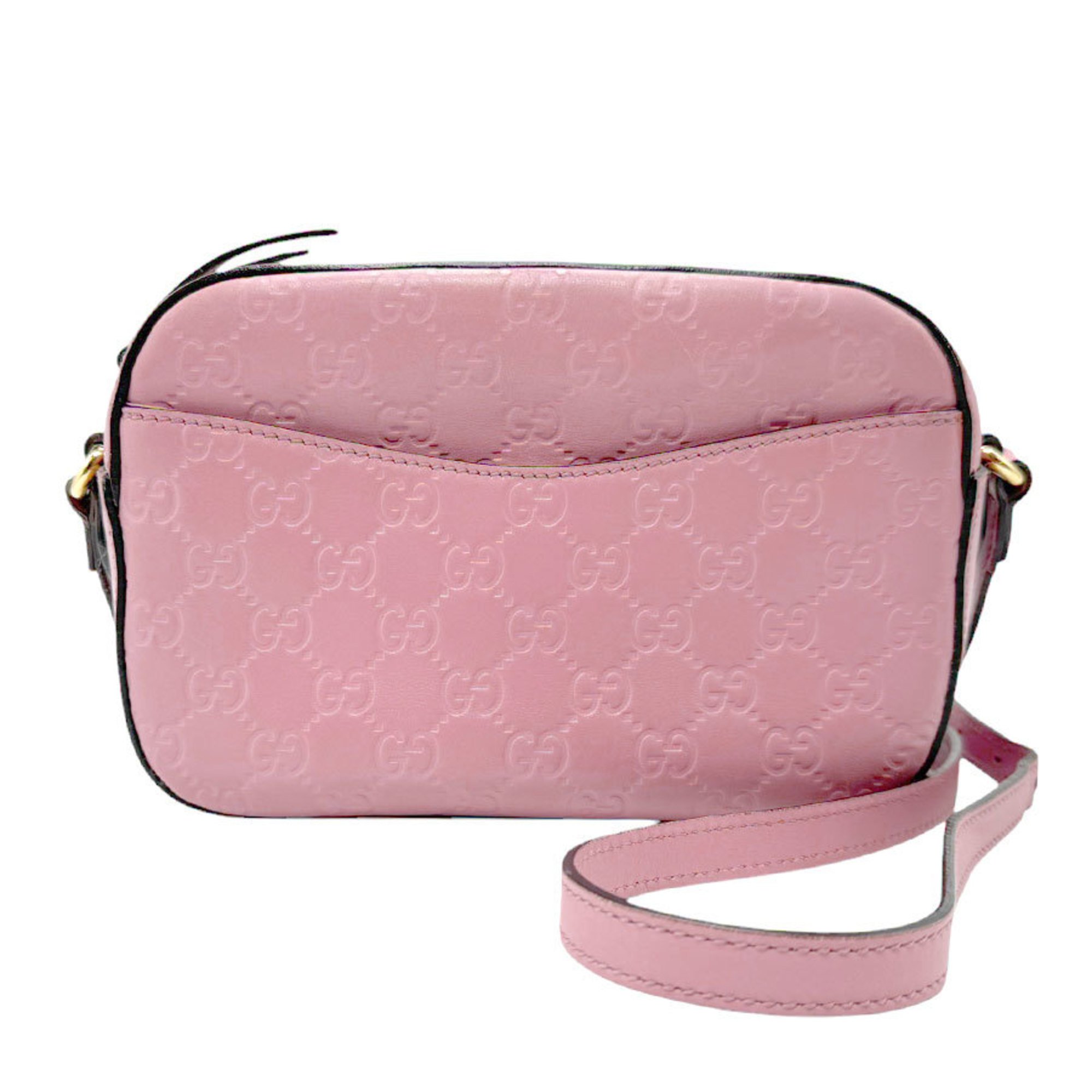 GUCCI Shoulder Bag Leather Pink Women's 453770 n0650