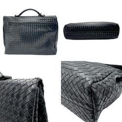 BOTTEGA VENETA Bag Handbag Intrecciato Leather Black Men's n0614