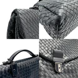 BOTTEGA VENETA Bag Handbag Intrecciato Leather Black Men's n0614