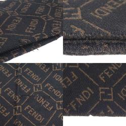 FENDI Wool Scarf Black x Brown Men's r10215j