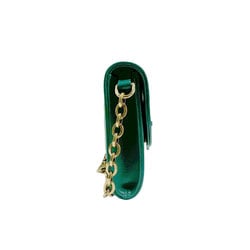 GUCCI Shoulder Bag Horsebit Straw Green Women's 655667 n0622