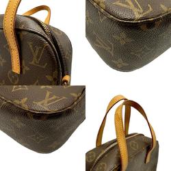 Louis Vuitton LOUIS VUITTON Shoulder Bag Handbag Monogram Spontini Canvas Brown Women's M47500 n0616