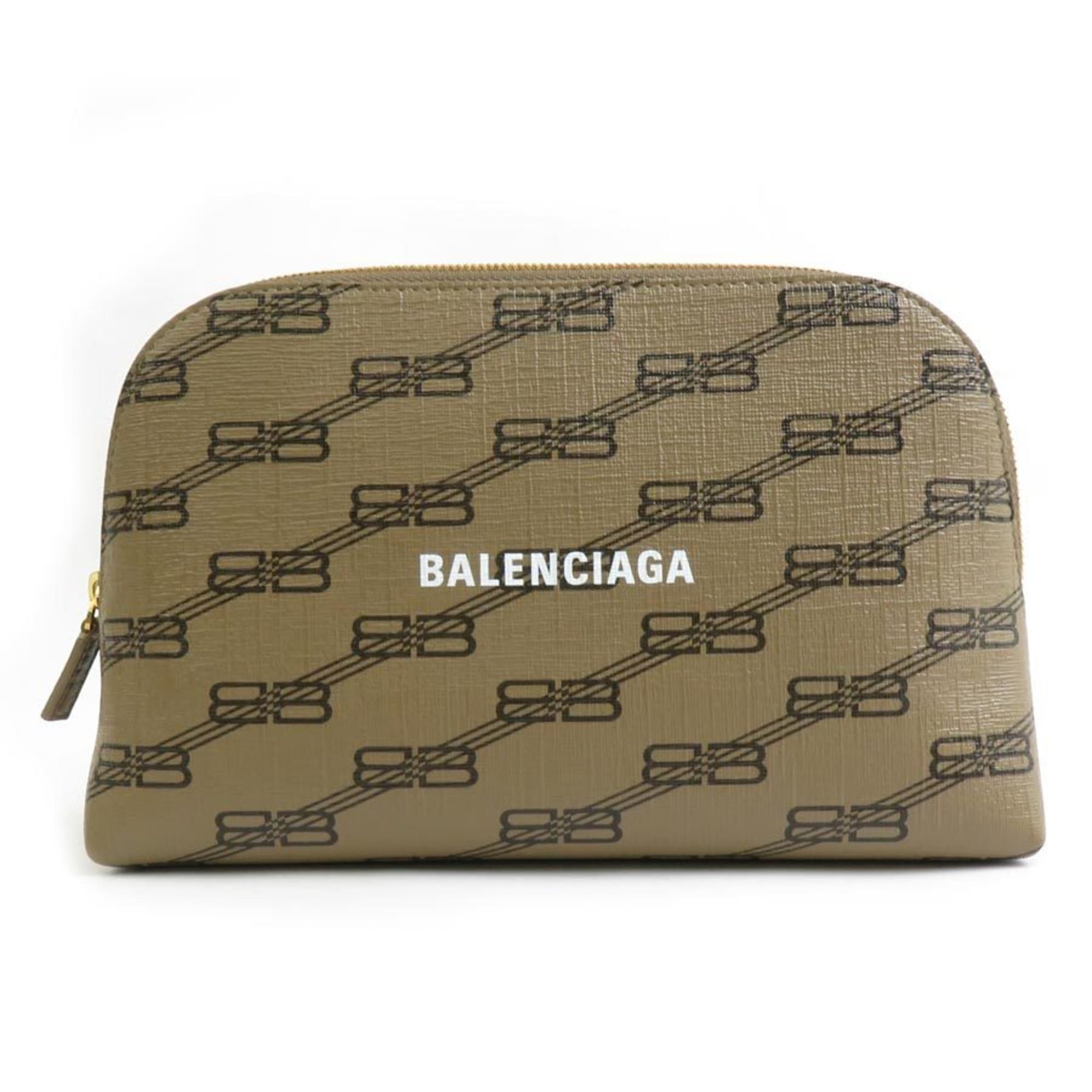 BALENCIAGA Pouch Leather Brown Men's Women's r10208j